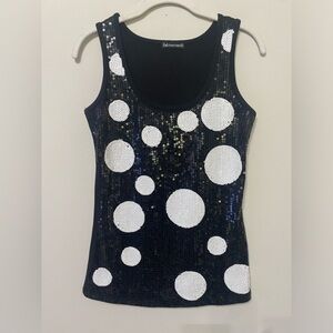 Sequin Polka Dot Tank